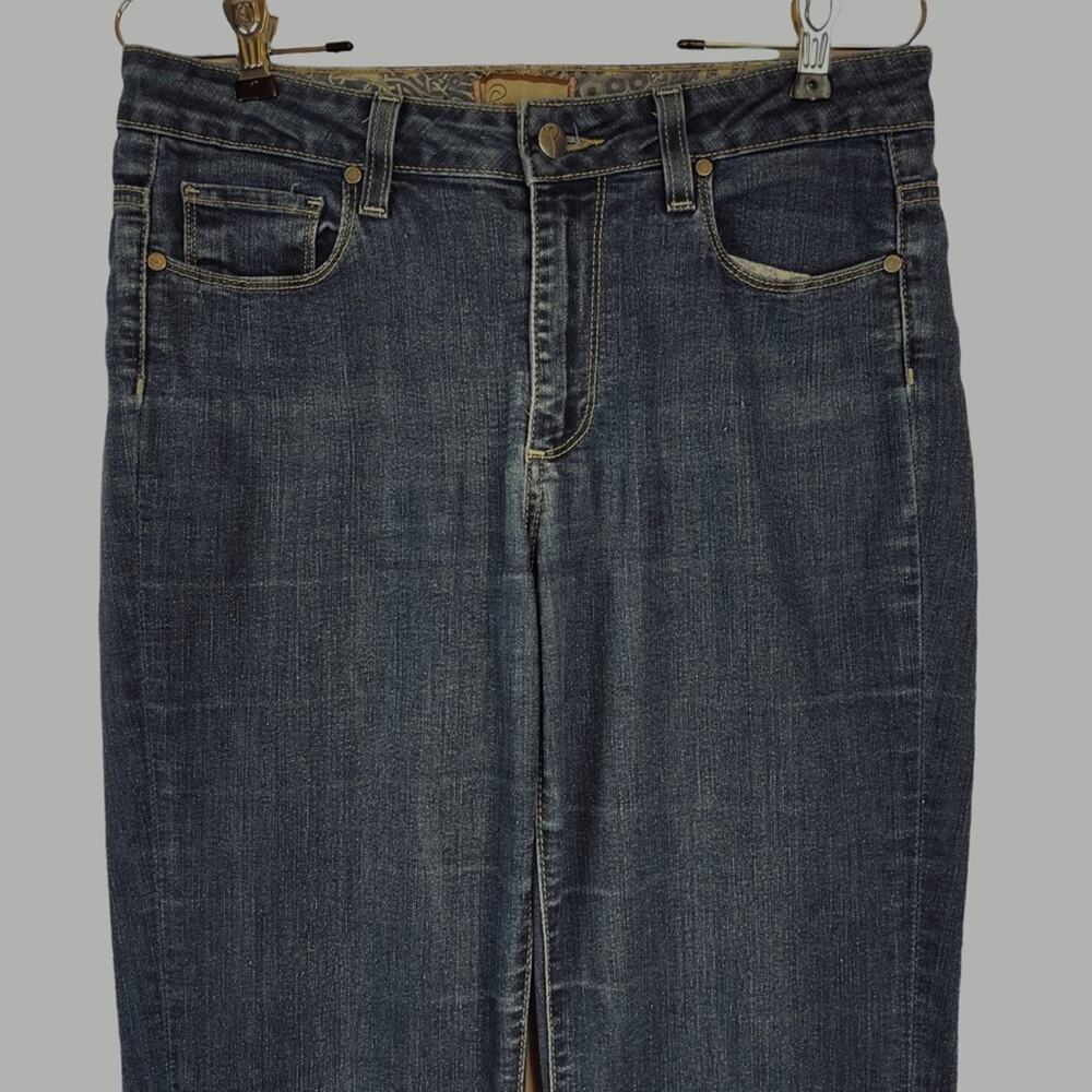 Paige Rising Glen Mid-Rise Dark Wash Bootcut Denim Jeans Women's Size 29 - Picture 8 of 8